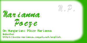 marianna pocze business card